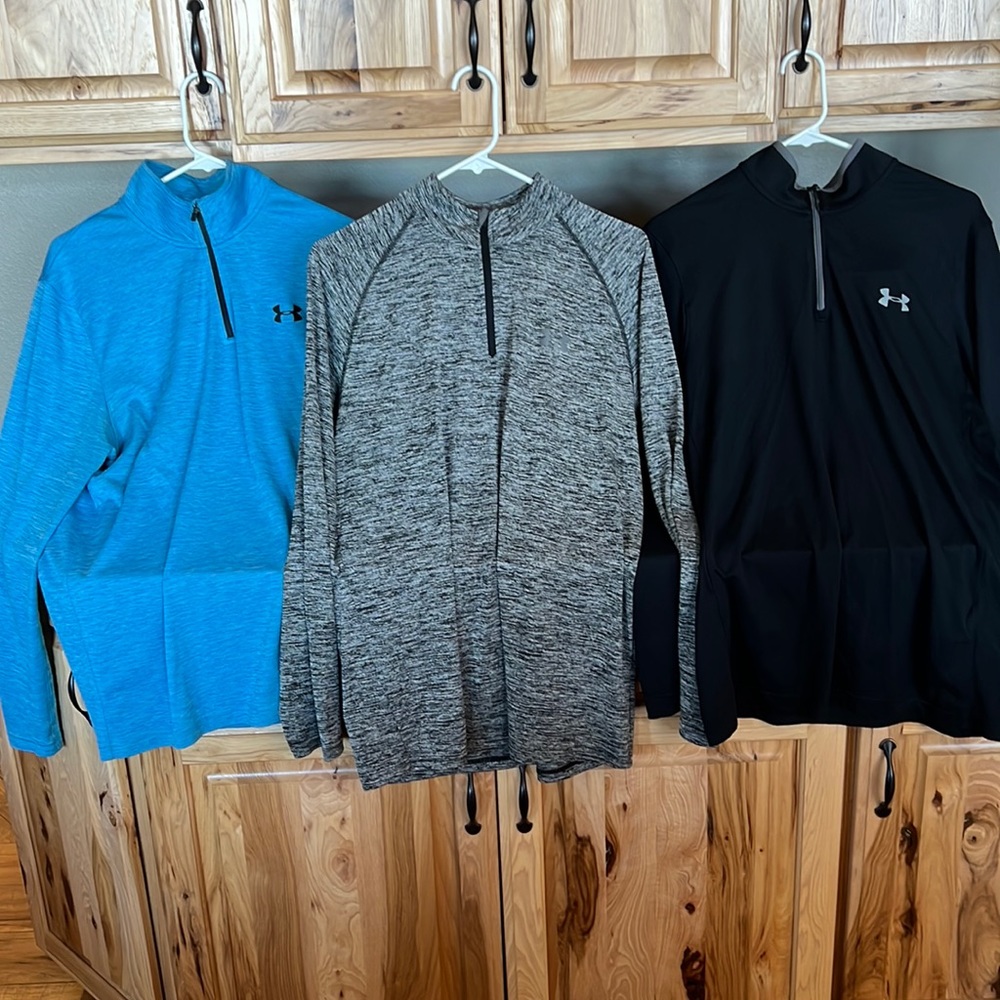 3- 1/4 Zip Under Armour long sleeve